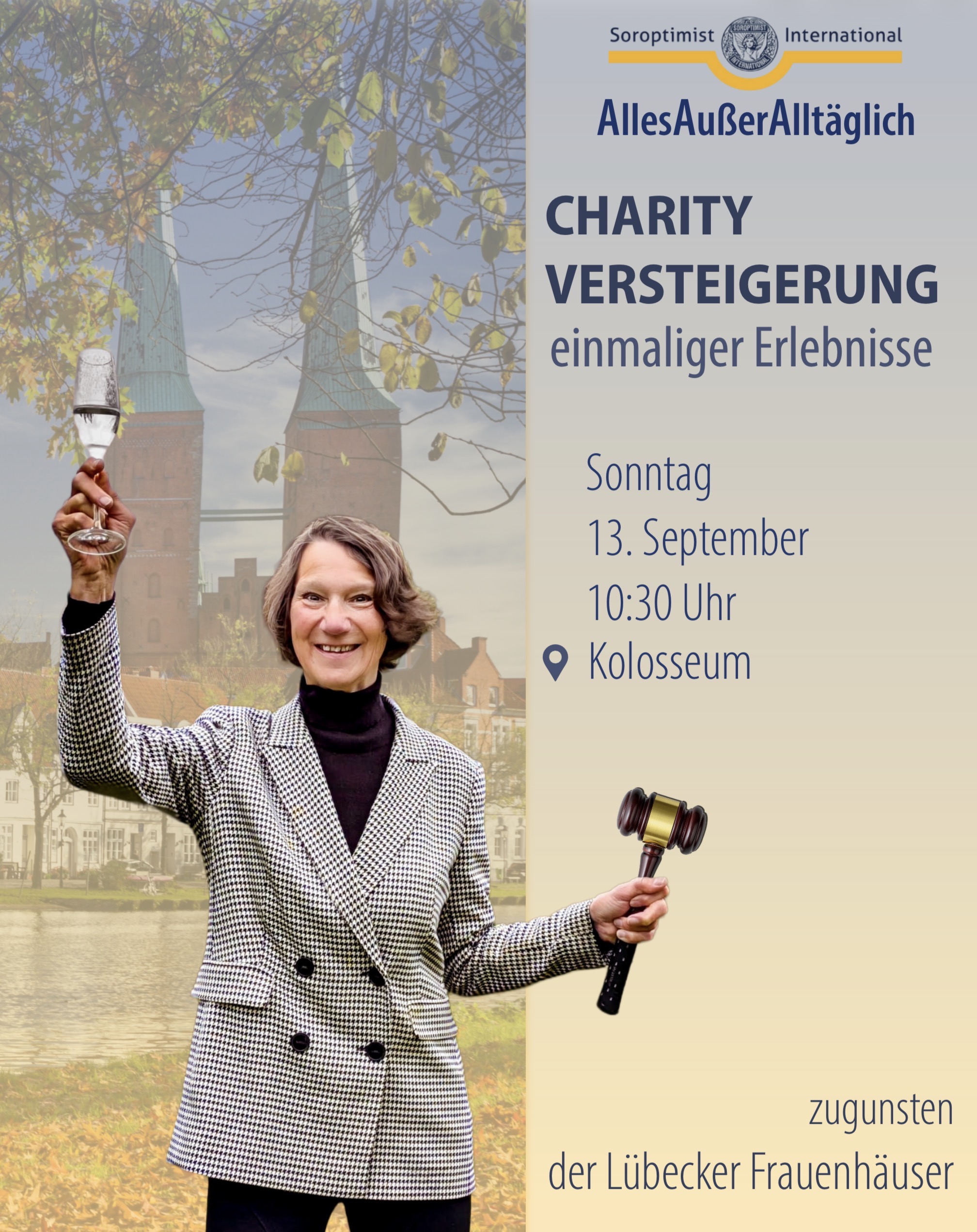 Poster Charity Versteigerung